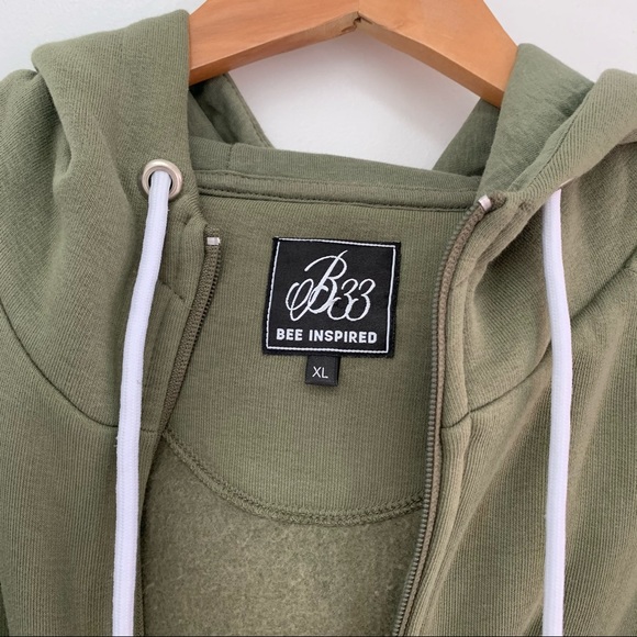 BEE Inspired Green Signature Hoodie EUC XL - Picture 6 of 7